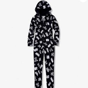 Victoria's Secret Pink Sherpa Black Hooded